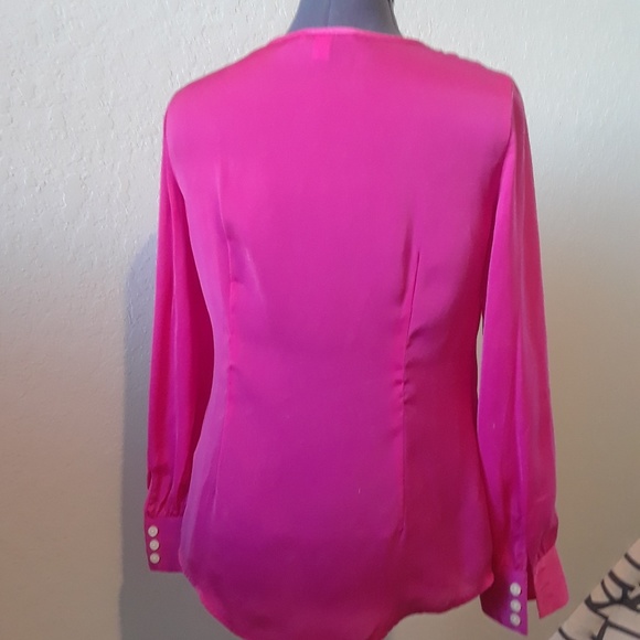 Pink Satin Banana Republic shirt - Picture 5 of 5